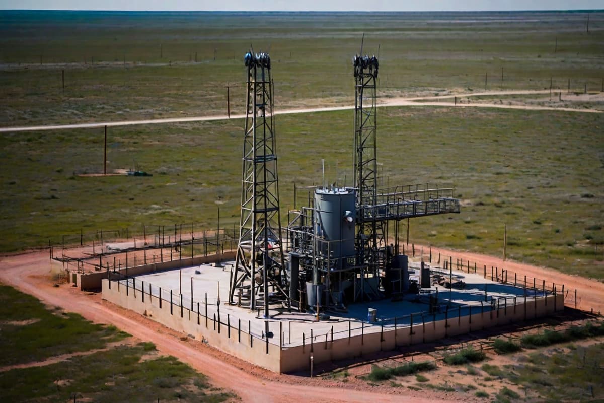 Oil and gas remote field site